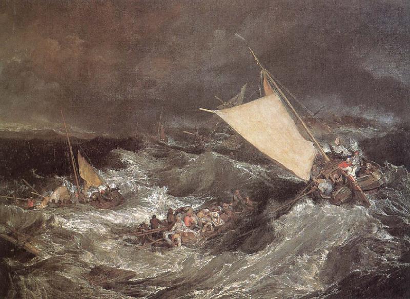J.M.W. Turner The Shipwreck Norge oil painting art